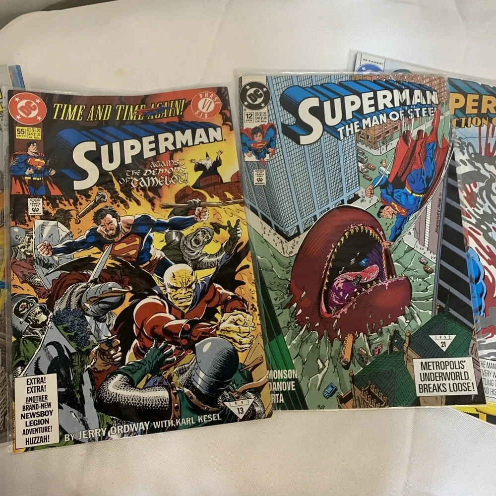 Lot‎ Of Comic Books Sealed 10 Superman Assorted DC Comics